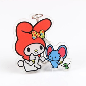 Biểu Tượng Tùy Chỉnh Phim Hoạt Hình Anime Phong Cách Điện Thoại Di Động Chuỗi Quyến Rũ Trong Suốt Acrylic Epoxy Hội Đồng Quản Trị Với UV In Móc Chìa Khóa - Product Image 6