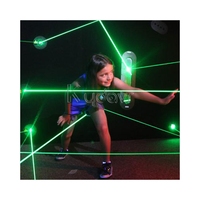 Réaction salle de jeu interactive évasion labyrinthe arène activer l'équipement laser professionnel lumière laser tag jeu