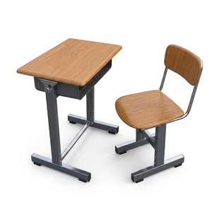 Hot Selling SONGYE Adjustable Modern Metal Single Student Desk and <b>Chair</b> Sets for School Use ST-0602 ST-0602 - Product Image 1