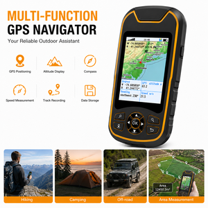 เครื่องนำทาง GPS แบบพกพา ทนทาน กันน้ำ พร้อมหน้าจอสัมผัสสี แผนที่แสดงเส้นทางเดินรถได้ - Product Image 6