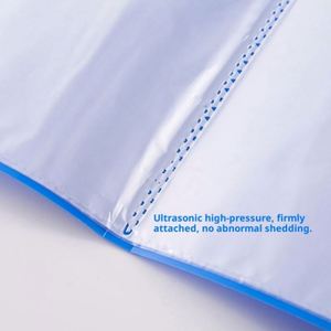 Fournisseur direct d'usine, classeur de documents transparent A4 en PP, classeur de documents pour femmes enceintes, bleu, impression personnalisée - Product Image 4