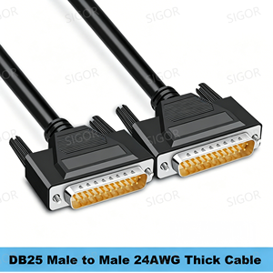 OEM DB25 Serielles Adapterkabel-Set D-Sub-Steckverbinder Kupferkern-Kabelbaum Verlängerungskabel für <span class=keywords><strong>Computer</strong></span>-Elektronik - Product Image 3