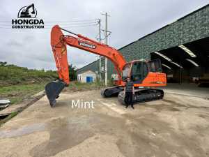Excavatrice hydraulique sur chenilles de 22 tonnes DOOSAN DX225 d'occasion de haute qualité avec moteur de pompe à moteur Cummins-Fabriqué en Corée - Product Image 2