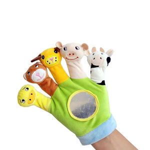 2023新しい赤ちゃんフレンドリーぬいぐるみ教育漫画アニマルハンドパペット - Product Image 6