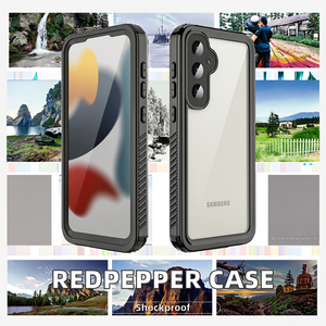เคสโทรศัพท์กันน้ำ Redpepper Armor สำหรับ <span class=keywords><strong>Samsung</strong></span> <span class=keywords><strong>Galaxy</strong></span> S24 <span class=keywords><strong>FE</strong></span> S23 <span class=keywords><strong>FE</strong></span> S21 Ultra S21 <span class=keywords><strong>FE</strong></span>-360 ป้องกันฝุ่นแบบเต็มตัว ชุบเคลือบ - Product Image 2