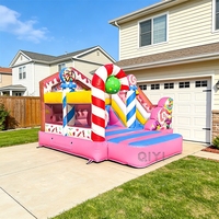 Château gonflable avec toboggan, prix de gros, château gonflable commercial pour enfants