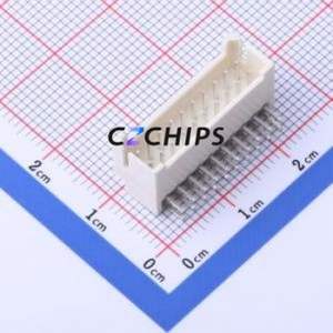 HC-PHB-2*10AW Wire-to-Board Pin Header Bent Lead Through Hole,P=2mm Connector 2x10P 2mm Right Angle Insert 20P - Product Image 1