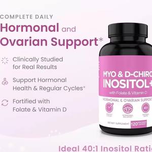 Высококачественные капсулы инозитола — поддержка гормонального регулирования и здоровья яичников, натуральная пищевая поддержка для женского здоровья - Product Image 3