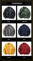 Blouson aviateur homme hiver manteau personnalisé avec logo disponible OEM fermeture éclair Streetwear bombardier tactique softshell Airforce Flight Pilot Jacket