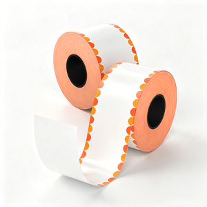 Rouleau d'étiquettes thermiques autocollantes sans support, qualité alimentaire, pour commandes à emporter en restaurant, étiquettes pour boulangerie, emballage alimentaire - Product Image 1