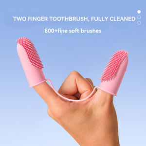 गर्म बेच विविधीकरण नरम पालतू जानवर उंगली थूथन टूथब्रश अलावा बुरा सांस बिल्ली कुत्ते ब्रश दांत - Product Image 3