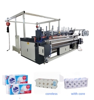 Ligne de production automatique de machines à rembobiner du papier toilette miniature pour la vente en Afrique du Sud
