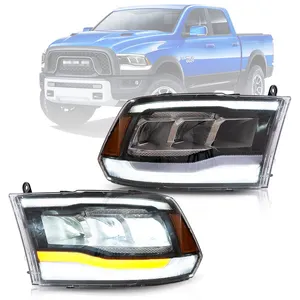 Auto Parts LED Blue DRL Headlamp Projector Headlights YAX-RM-6002-09 For Dodge Ram 1500 2019-2021