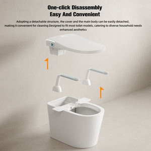 MUBI Toilette intelligente avec bidet intégré et détection automatique, WC électrique avec accoudoir pour personnes âgées - Product Image 2