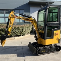 Nouvelles excavatrices E.P de 1,8 tonne pour la construction, l'agriculture, la foresterie et les travaux agricoles, prix des excavatrices de 1,5 tonne