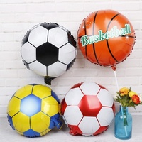 Vente en gros 18 pouces monde jeu sport basket-ball Football Baseball feuille ballon fête fournitures décoration