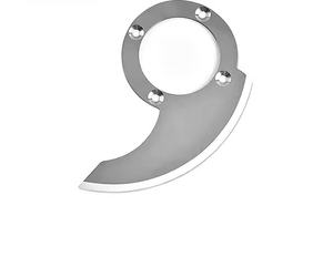 Lebensmittelechte Edelstahl-Gemüseschneideklingen Hocheffizient Sicher Langlebig Universell Anpassbare Gebogene Klinge Beste Qualität - Product Image 6