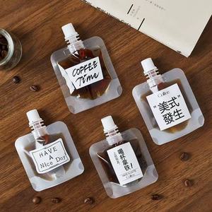 30ml 50ml 60ml 120ml Disposable Coffee Pouch Stand Up Spout for Concentrated <b>Packaging</b> <b>Bag</b> - Product Image 4