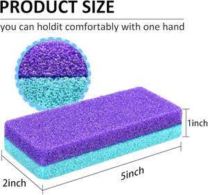 Pierre <span class=keywords><strong>ponce</strong></span> professionnelle double face pour pédicure et pédicure pour les peaux mortes - Product Image 5