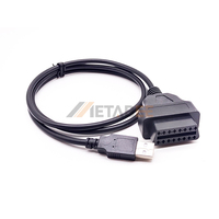 Cable programador OBD2, 409,1, 16 Pines, OBD a conector de interfaz USB, Cable de diagnóstico de escáner automático, Cable OBD resistente de 3 metros