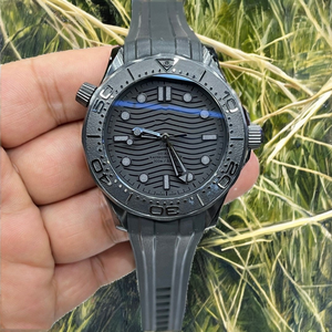 Reloj de buceo mecánico automático de acero inoxidable para hombre, 42mm, Miyota 8800, completamente negro, hueco, con correa de 22mm - Product Image 2