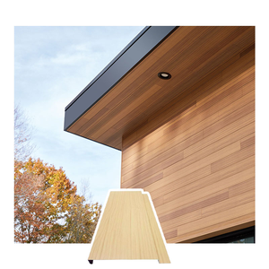 Pannelli Soffitto Ventilati Effetto Legno <span class=keywords><strong>per</strong></span> Decorazione Esterna con Clip in Alluminio - Product Image 6