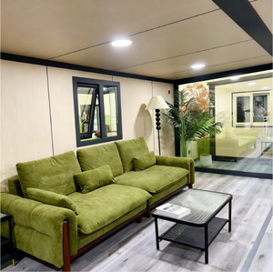 Thiết Kế Mới Nhà Nghỉ Sang Trọng 30ft Làm Việc Phẳng Cao <span class=keywords><strong>Prefab</strong></span> <span class=keywords><strong>Modular</strong></span> Có Thể Tháo Rời <span class=keywords><strong>Container</strong></span> Nhà Pitch Mái Cho Khách Sạn Trại Biệt Thự - Product Image 5