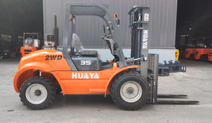 Euro5 HUAYA 4x4 חדש דגם Ant ארבע גלגלים מלגזה שטח 5 טון מלגזה מפרקי שטח גס למכירה - Product Image 5