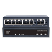Custom5 8 10 18 20 26 28 48 Port Poe saklar jaringan 16 Port 1000Mbps jaringan Gigabit Switch 24 Port saklar Ethernet industri