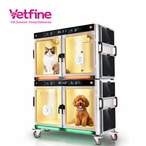 工場価格 動物病院入院治療用 動物ICUペットインキュベーター ステンレス製ペットICUケージ - Product Image 1