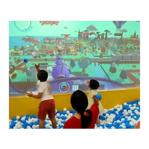 儿童游戏互动墙儿童软球池套装商业游乐室内游乐场互动投影