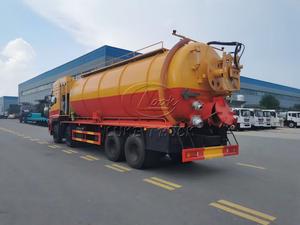 Camion de nettoyage de fond de piscine industriel à pompe à piston haute pression Dongfeng 8x4 de 33 m³ pour boues et sédiments, usage intensif - Product Image 6