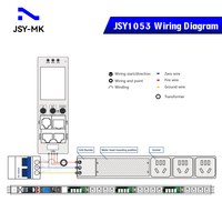 JSY1053 220V 63A Monophasé Intelligent IP PDU avec Compteur et Moniteur d'Énergie pour Centres de Données et Armoires Rack