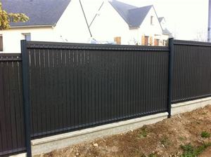 <span class=keywords><strong>Kit</strong></span> d'occultation en PVC avec panneaux rigides en lamelles, bois traité sous pression en forme creuse, cadre de 2,5 m en plastique - Product Image 3