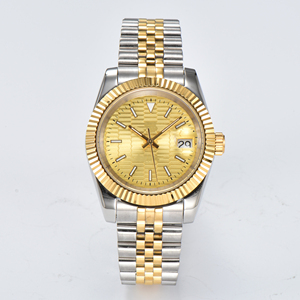 Luxury Men's Stainless Steel Bracelet Mechanical Watch Gold <b>Automatic</b> <b>Wristwatch</b> Waterproof Feature Classic Business Formal - Product Image 6