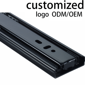 طاولات طعام تلسكوبية قابلة للتمديد بتصميم حديث من الحديد بعرض 45 ملم، تشطيب أسود زنك، للاستخدام في المطبخ مع إغلاق ناعم، متوفرة بالجملة - Product Image 5