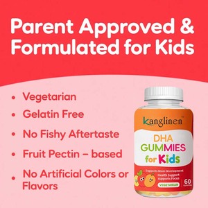 Marque privée OEM/ODM Gommes multi-vitamines DHA sans sucre à l'huile de chia Gommes aux fruits et à la vitamine C pour enfants Gommes DHA - Product Image 6