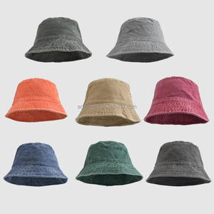 Cappello da battaglia da pescatore in cotone con Logo personalizzato retrò a tesa larga con cappello da battaglia per la pesca Casual in spiaggia - Product Image 1