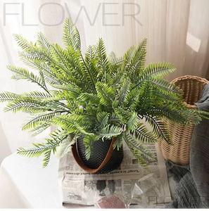 Yapay yapraklar yapay farsça çim eğreltiotu yaprakları şube çim yapay çiçek mikro manzara - Product Image 4