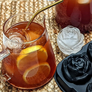 Valentinstag-Essentials Rose-geformter Eiswürfelhersteller wiederverwendbare Lebensmittelqualität Silikon-Eiswürfelbehälter für - Product Image 6