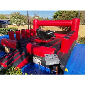 Toro mecánico inflable, máquina de toro de Rodeo, gran oferta