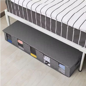 Caja de Almacenamiento Debajo de la Cama, Grande, Personalizada, Transparente, de Tela, Plegable, Multifuncional, Reforzada, para Ropa - Product Image 2