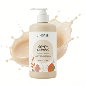 Champú Nutritivo y Renovador OEM ODM 330ml, Papaya, Aloe Vera, Linaza, Refrescante e Hidratante para el Cabello - Product Image 4