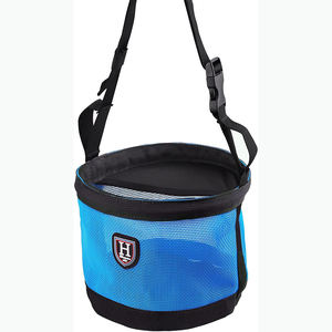Sac à nourriture pour chevaux gratuit pour le grain, grand, résistant, durable, en maille, avec sangle réglable - Product Image 1