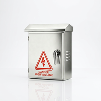 Caja de Distribución Personalizada, Caja de Distribución de Acero Inoxidable Pequeña para Montaje en Pared Exterior
