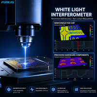 Interferómetro de Luz Blanca 3D POMEAS: Perfilómetro Óptico WLI Nanométrico para Rugosidad Superficial y Metrología de Semiconductores, China