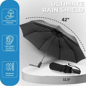 Retro Plaid Mini Sunny and Rainy Dual-Use Umbrella Outdoor Travel Travel Portable Compact Folding Umbrella Advertising Umbrella - Product Image 2