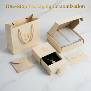 Scatola Regalo di Lusso Personalizzata con Logo per Gioielli, Anelli e Collane in Cartone con Cassetto - Product Image 4