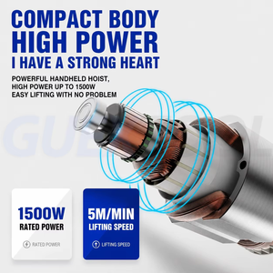 Portable Wireless Remote Control Electric Winch Traction Block Rope <b>Hoist</b> Small Crane Home Decoration Crane <b>Hoist</b> Lifting Tool - Product Image 6