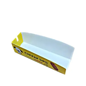 Pieghevole di carta waffle stick scatola con stampa personalizzata LOGO